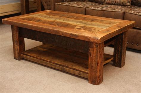 Rustic Wood Coffee Table Design Images Photos Pictures