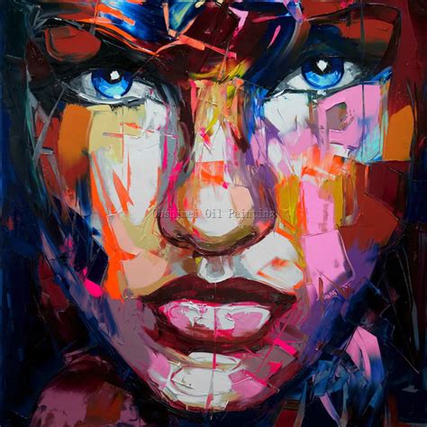 Master Level Artist Hand painted High Quality Abstract Portrait Oil Painting On Canvas Modern ...