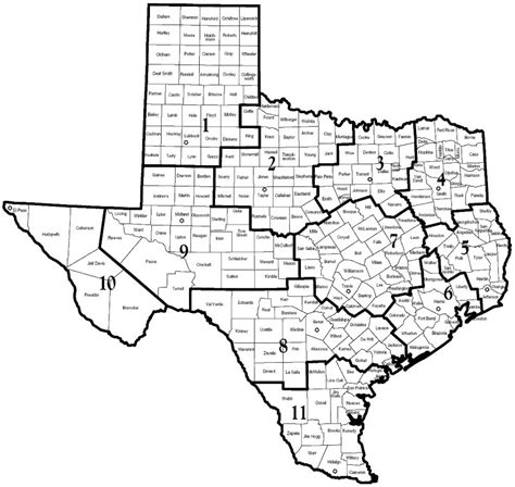 Dfps - Map Of Dfps Regions - Texas Dps Region Map - Printable Maps