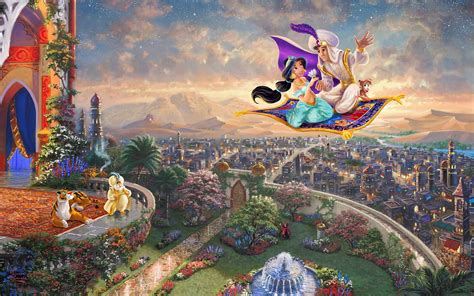 Free download | HD wallpaper: Aladdin Disney Magic Carpet Drawing HD, digital/artwork ...