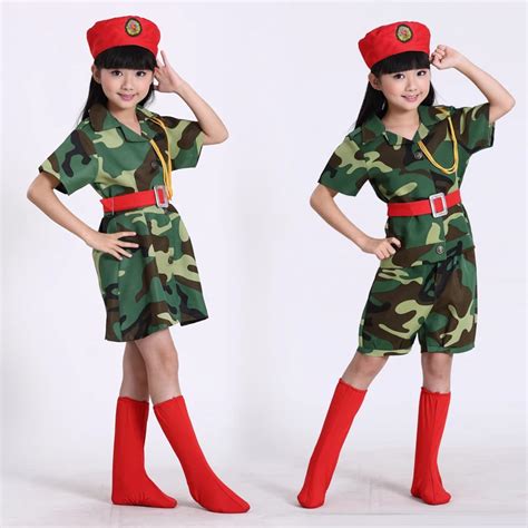 Camouflage Dance Costumes Children Kindergarten Uniform Costumes ...