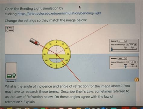 Phet Simulation Bending Light Worksheet Answers - Printable Word Searches