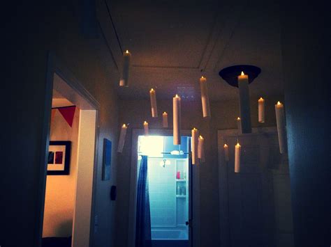 Hall of candles | Ceiling lights, Harry potter christmas, Chandelier