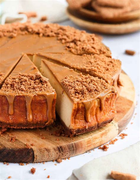 Baked Biscoff Cheesecake (Speculoos Cheesecake) - A Baking Journey