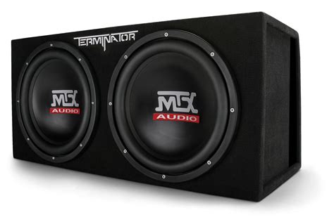 TNE212DV Dual 12" TERMINATOR Series 1000-Watt Peak Power Subwoofer ...