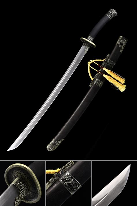 Oxtail Dao | Handmade Chinese Oxtail Dao Saber Sword Broadsword Spring ...