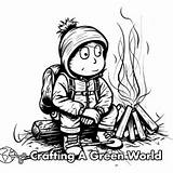 Campfire Coloring Pages  Free & Printable sketch template