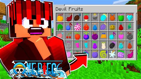 melhor MOD DE ONE PIECE no MINECRAFT NOVAS FRUTAS! *haki, devil fruit, rokushiki* - Mine Mine no ...