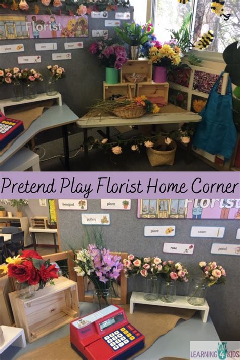 How to Set Up a Role Play Flower Shop? | Learning 4 Kids