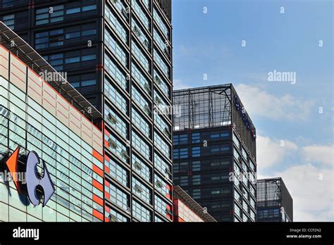 Shopping center and flats at the Euralille quarter in Lille, France ...