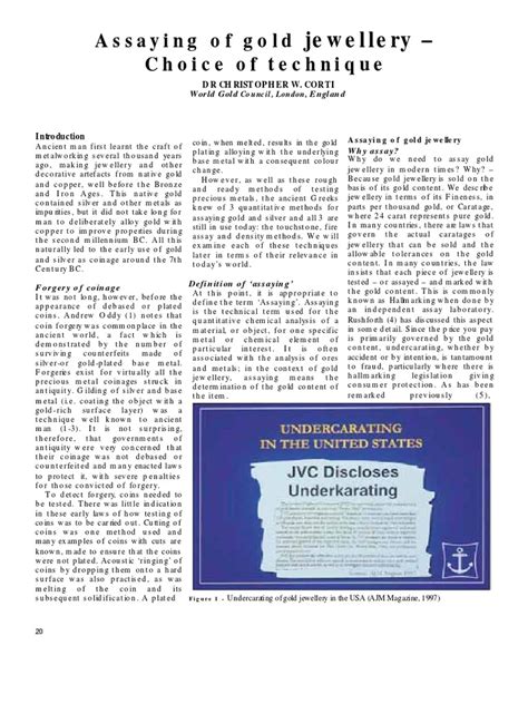 Choice of Technique in Gold Assay of Jewellery | PDF | Spectroscopy | Metals
