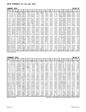 éphémérides Swiss 2019 - Fill Online, Printable, Fillable, Blank ...