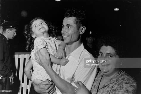 Portrait of survivors from the SS Andrea Doria maritime accident, 1956 ...