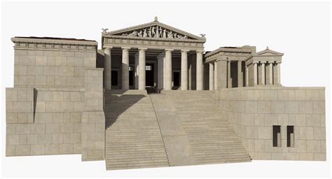 The Propylaea 3D Model $249 - .fbx .obj .max - Free3D