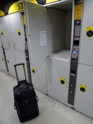 Left luggage lockers & offices at European train stations