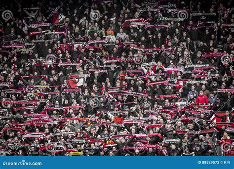 Feyenoord Fans on the Stands Editorial Stock Photo - Image of celebrating, fans: 88529573