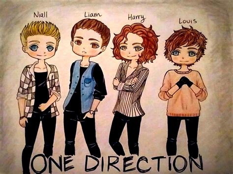 One Direction Cartoon Drawing at GetDrawings | Free download