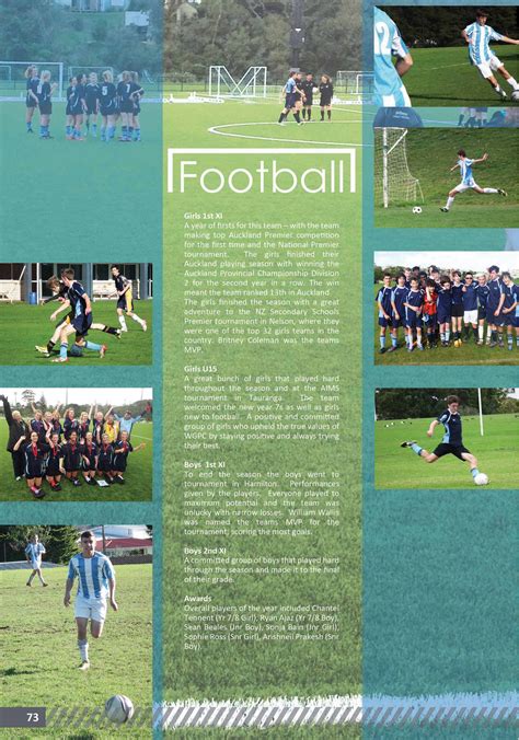 yearbook page - football | Yearbook Design Inspiration | Pinterest ...