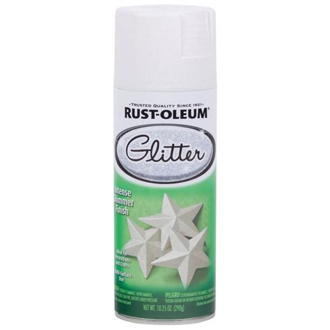 Rust-Oleum Specialty 10.25 oz. Pearl White Glitter Spray Paint-299426 - The Home Depot