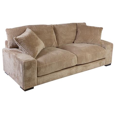 Porter Designs Big Chill Corduroy Tan Sofa