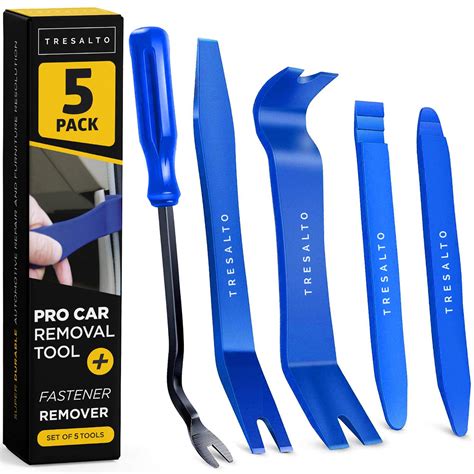 Buy Tresalto Auto Trim Removal Tool Set (No Scratch Plastic Pry Tool ...