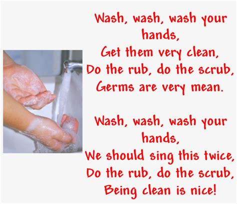 Wash Wash Wash Your Hands Poem Transparent PNG - 1440x1440 - Free Download on NicePNG