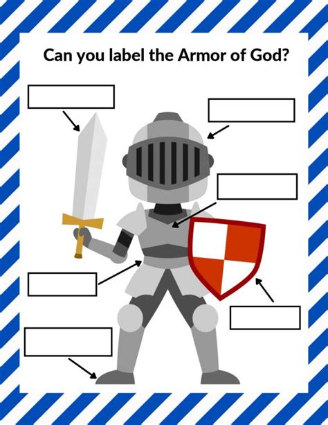 The Full Armor of God Prayer for Kids (Free Printable) - 24hourfamily.com