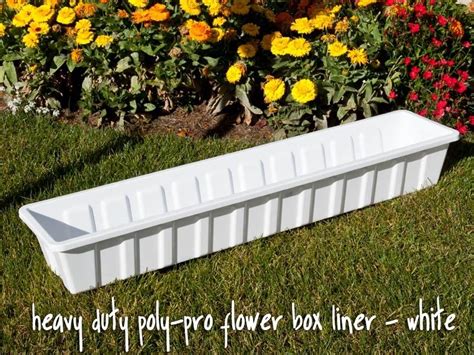 Heavy Duty Poly-Pro Flower Box Liners | Planter liners, Pro flower ...