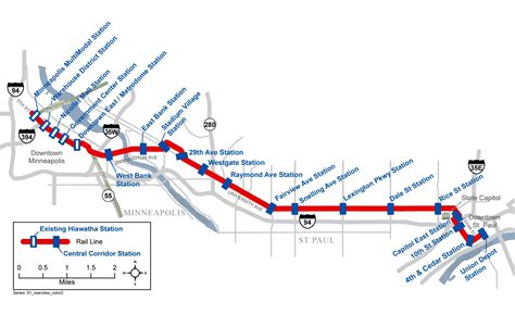 Minneapolis Metro Map (light Rail) - Mapsof.Net