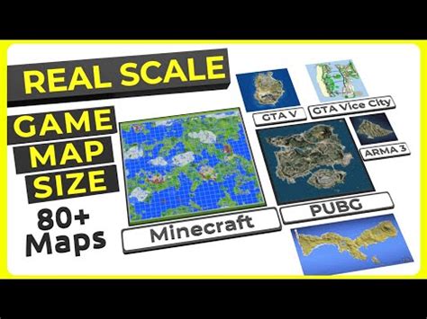 VIDEO GAME MAP Size Comparison REAL SCALE – 2023 – FAD