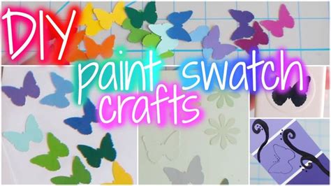 DIY - Paint Swatch Crafts | Paint swatches, Diy arts and crafts, Crafts