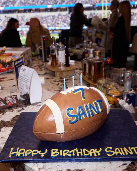 Kim Kardashian shares photos from son Saint West's 7th football-themed birthday bash. See photos ...