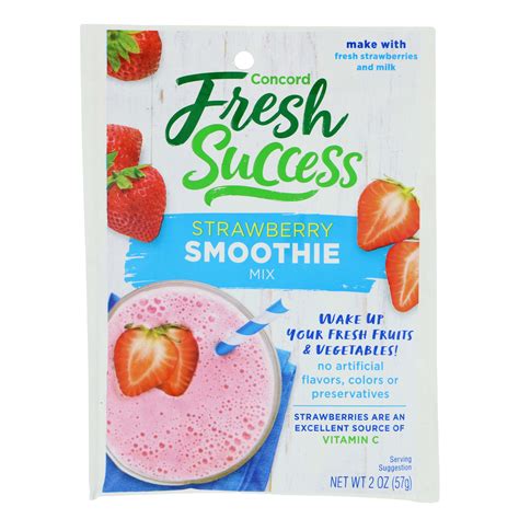 Concord Foods Strawberry Smoothie Mix - Shop Shakes & smoothies at H-E-B