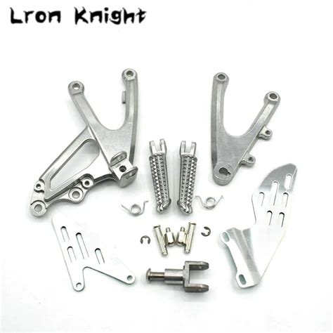 For YAMAHA YZF R1 YZFR1 YZF R1 2007 2008 Motorcycle Accessories Footrests Front Foot Pegs Pedals ...