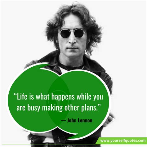 John Lennon Quotes About Music, Peace, Love, Life And Happiness