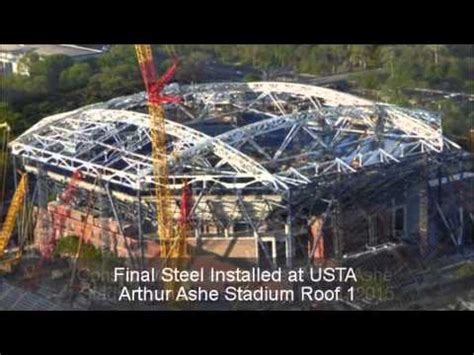 arthur ashe stadium roof - YouTube