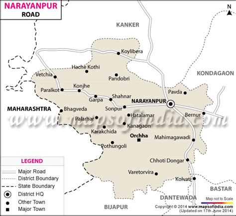 Narayanpur Road Map