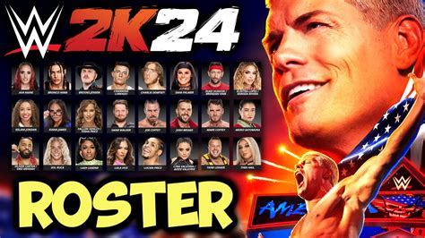 The Mind-Blowing WWE 2K24 Roster Reveal - YouTube