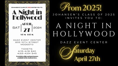 Prom 2025 - A Night in Hollywood | JOHANSEN HIGH SCHOOL