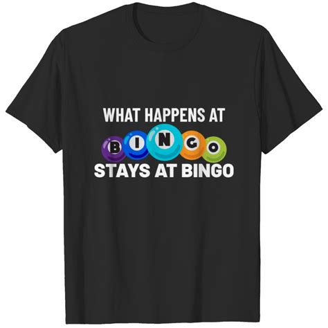 Bingo Card Game Bingo Player Bingo Cards T-shirt sold by Cindy Smith ...