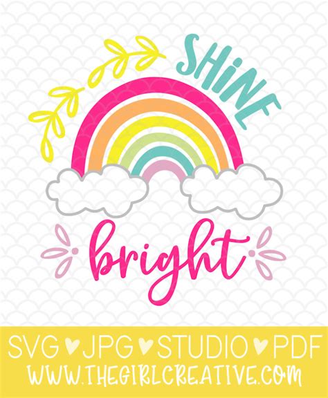 Shine Bright SVG - The Girl Creative