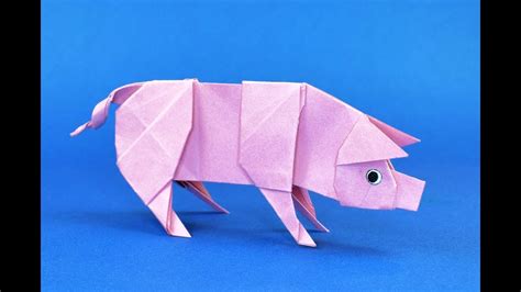 ORIGAMI PIG | Easy Origami | Animals Origami - YouTube