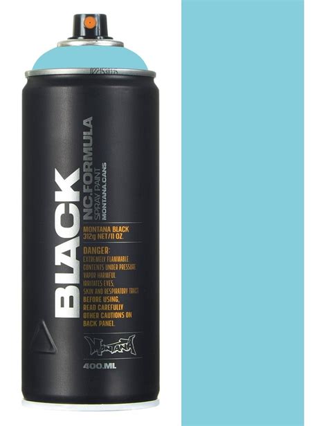 Montana Black BLKTR5010 50% True Cyan Spray Paint - 400ml - Spray Paint ...