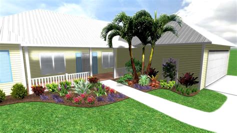 Landscape Design in South Florida: Tropical Plant Design for Front Yard ...