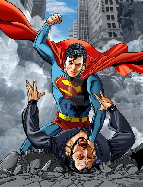 Superman against Zod by hamletroman on DeviantArt