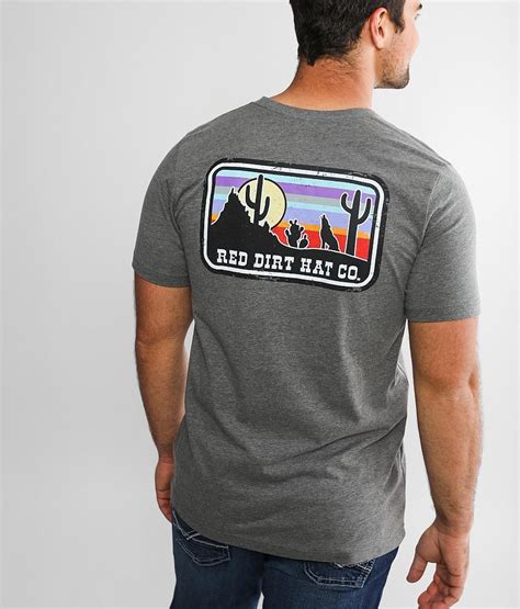 Red Dirt Hat Co. Coyote T-Shirt - Men's T-Shirts in Heather Grey | Buckle