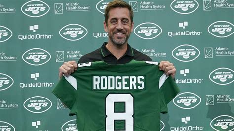 Aaron Rodgers introduced as New York Jets quarterback: 'This is a ...