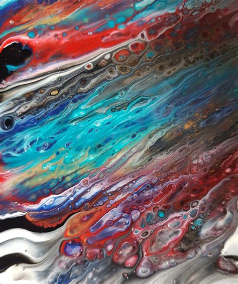 Acrylic Pour Art/Fluid Art/ Acrylic Paints/ Daler Rowney/Floetrol/Silicone | Fluid art, Painting ...