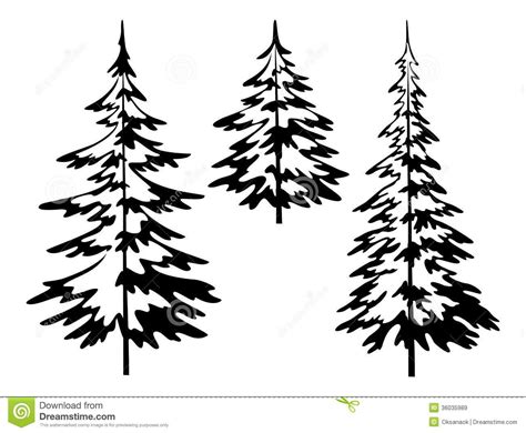 Pine Trees Drawing at GetDrawings | Free download