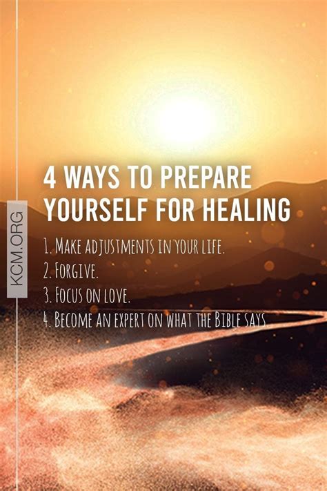 Four Ways to Prepare Yourself for Divine Healing